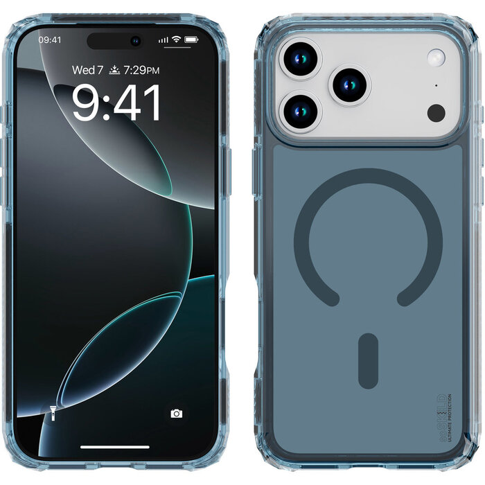 SoSkild SoSkild Apple iPhone 17 Pro Max Defend Case Magnetic Ring Smokey Grey