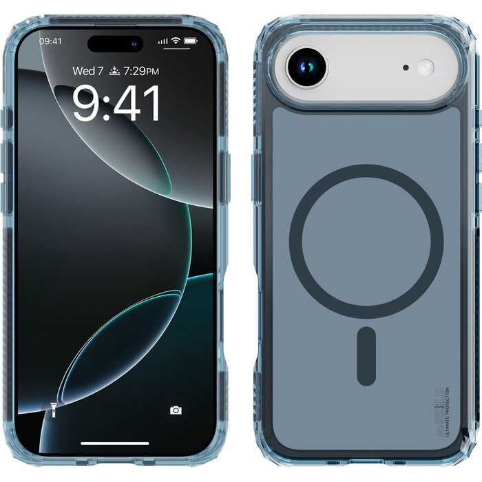 SoSkild SoSkild Apple iPhone Air Defend Case Magnetic Ring Smokey Grey