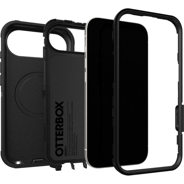 Otterbox OtterBox Defender Pro Case voor Apple iPhone Air met Camera Control & MagSafe - Zwart