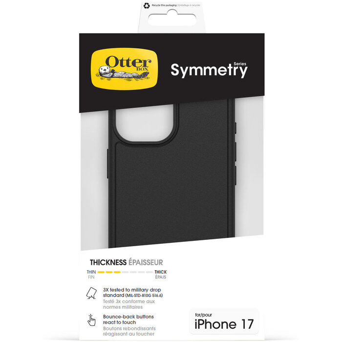 Otterbox OtterBox Symmetry MagSafe Hoesje voor Apple iPhone 17 - Zwart