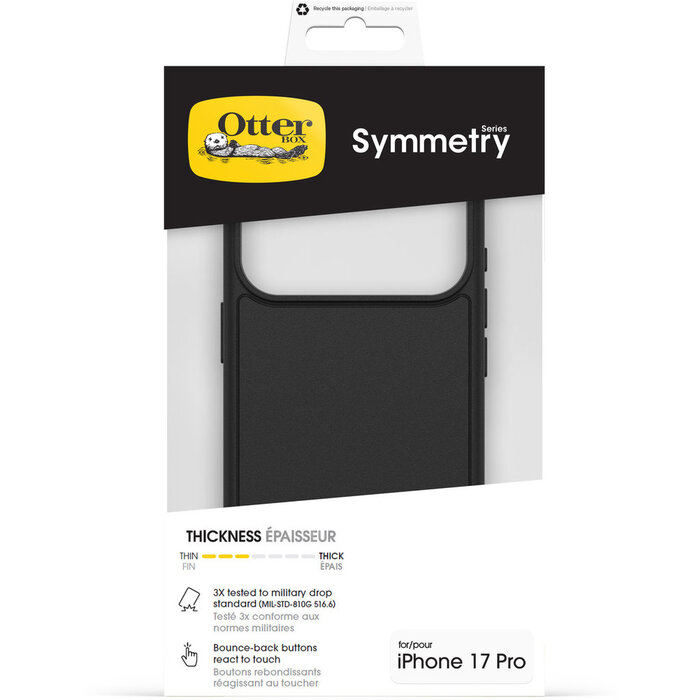 Otterbox OtterBox Symmetry MagSafe Hoesje voor Apple iPhone 17 Pro - Zwart - Camera Control