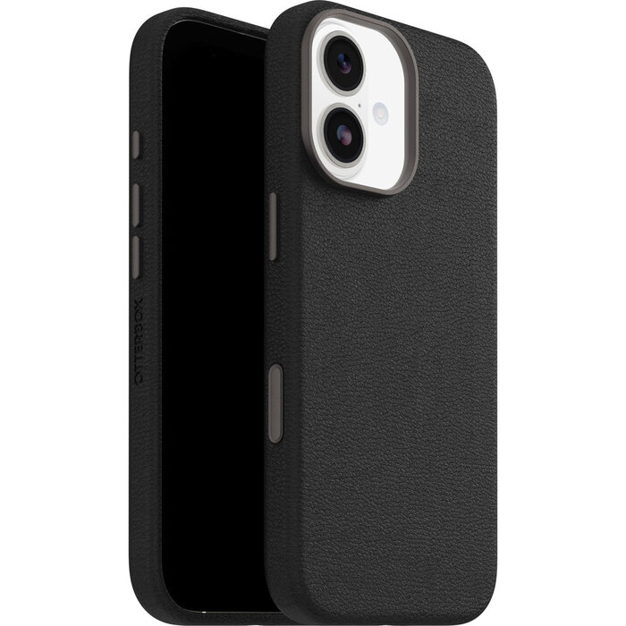Otterbox OtterBox Symmetry Series Cactus Leather Case voor Apple iPhone 17 - Zwart