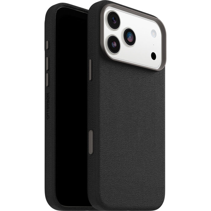 Otterbox OtterBox Symmetry Series Cactus Leather Case met MagSafe voor iPhone 17 Pro Max Zwart