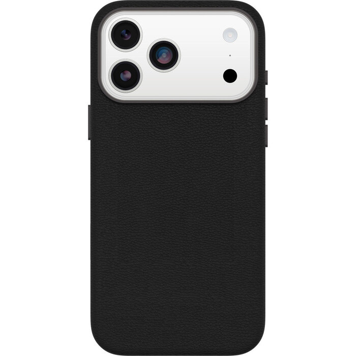 Otterbox OtterBox Symmetry Series Cactus Leather Case met MagSafe voor iPhone 17 Pro Max Zwart