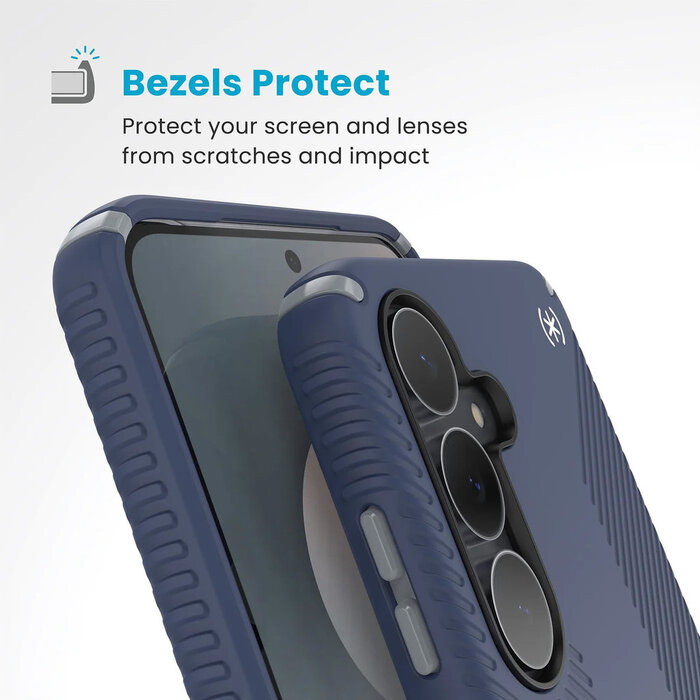 Speck Speck Presidio2 Grip MagSafe Hoesje Samsung Galaxy S25 FE Coastal Blue