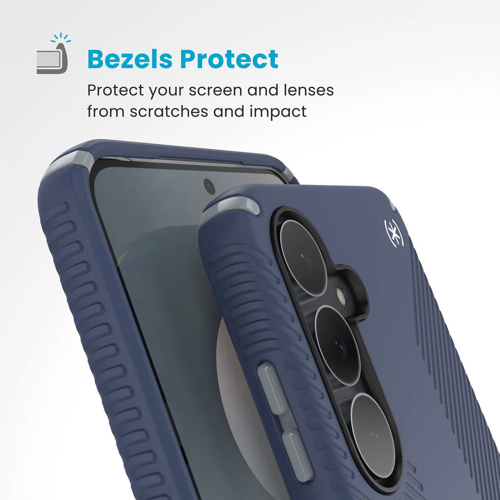Speck Speck Presidio2 Grip MagSafe Hoesje Samsung Galaxy S25 FE Coastal Blue