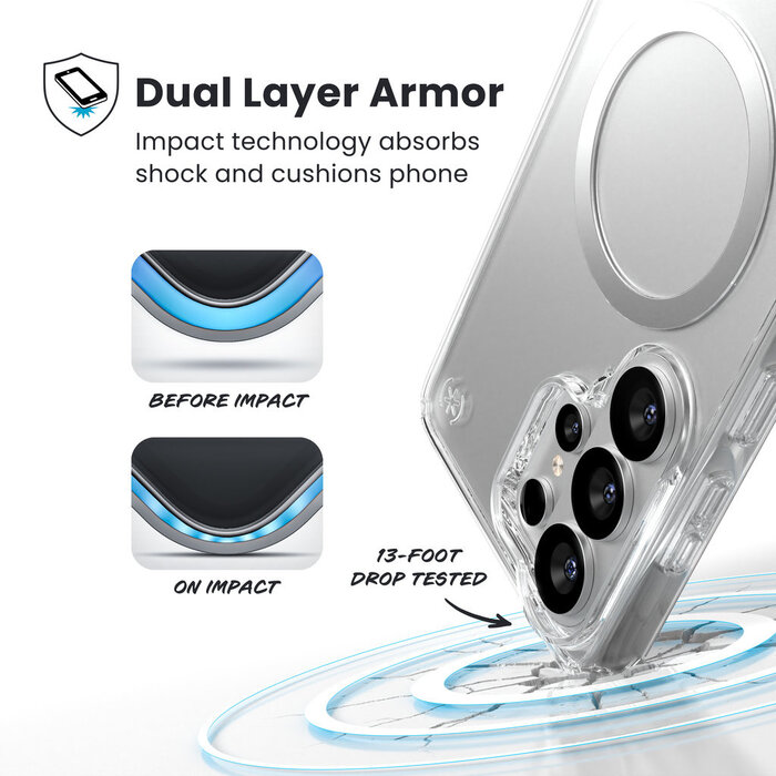 Speck Speck Presidio2 Clear + Magnet Samsung Galaxy S26 Ultra - with Microban