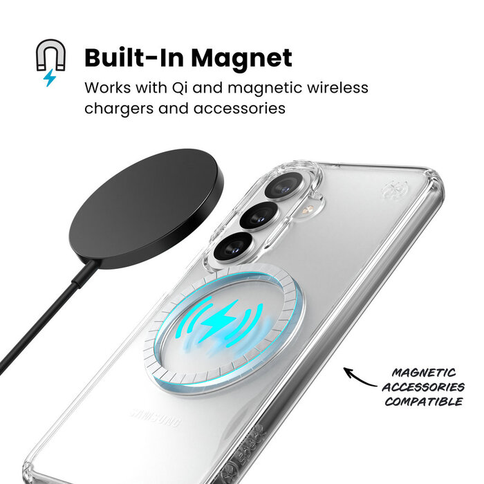 Speck Speck Presidio2 Clear + Magnet Samsung Galaxy S26 - with Microban