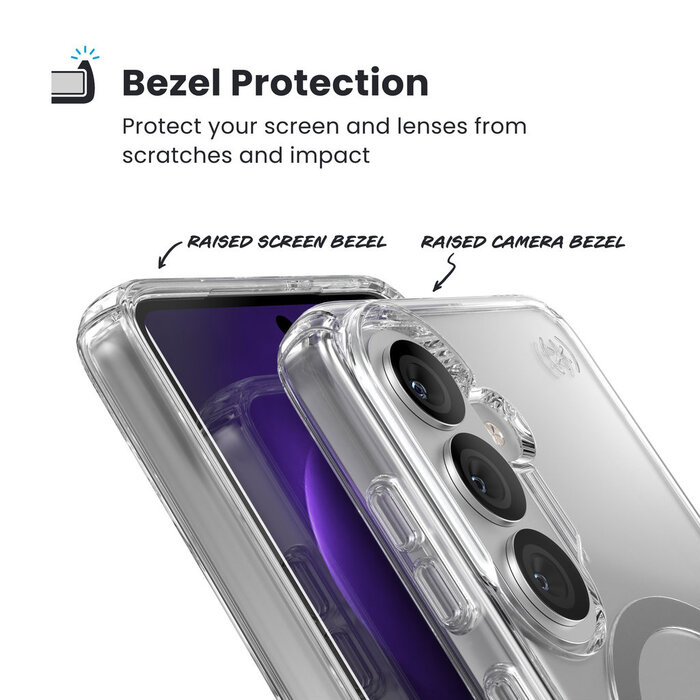 Speck Speck Presidio2 Clear MagSafe Hoesje Samsung Galaxy S26 Transparant