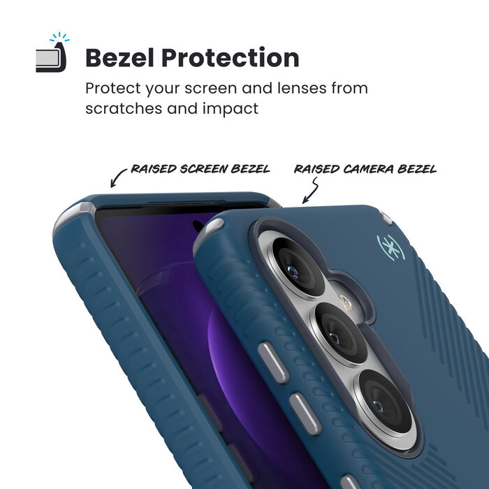 Speck Speck Presidio2 Grip MagSafe Samsung Galaxy S26 Backcover - Coastal Blue
