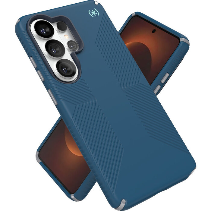 Speck Speck Presidio2 Grip MagSafe Hoesje Samsung Galaxy S26 Ultra - Coastal Blue