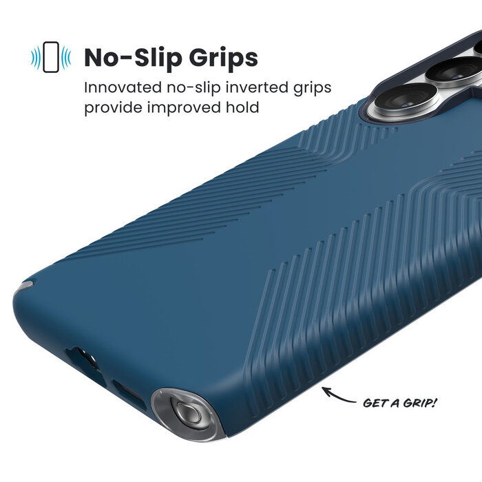 Speck Speck Presidio2 Grip MagSafe Hoesje Samsung Galaxy S26 Ultra - Coastal Blue