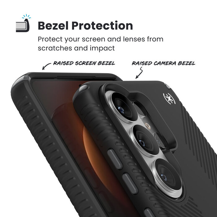 Speck Speck Presidio2 Grip MagSafe Hoesje Samsung Galaxy S26 Ultra Zwart