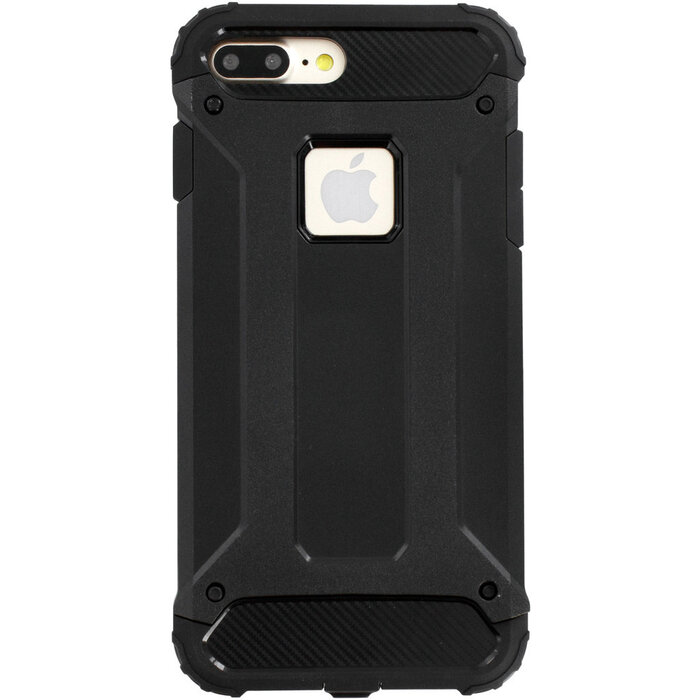 Mobiparts Mobiparts Rugged Shield Case voor Apple iPhone 7 Plus / 8 Plus - Zwart
