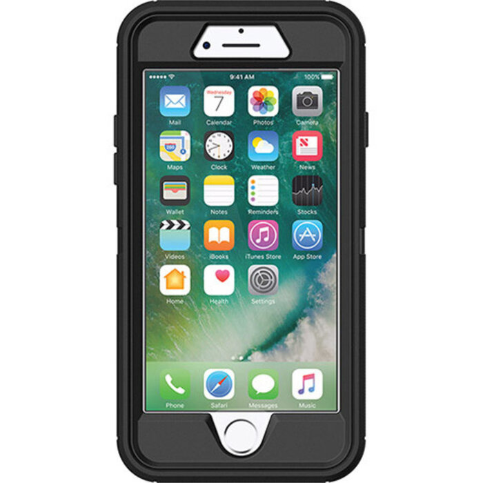 Otterbox OtterBox Defender Series Hoesje voor Apple iPhone SE 2022/2020, iPhone 8 en iPhone 7 - Zwart