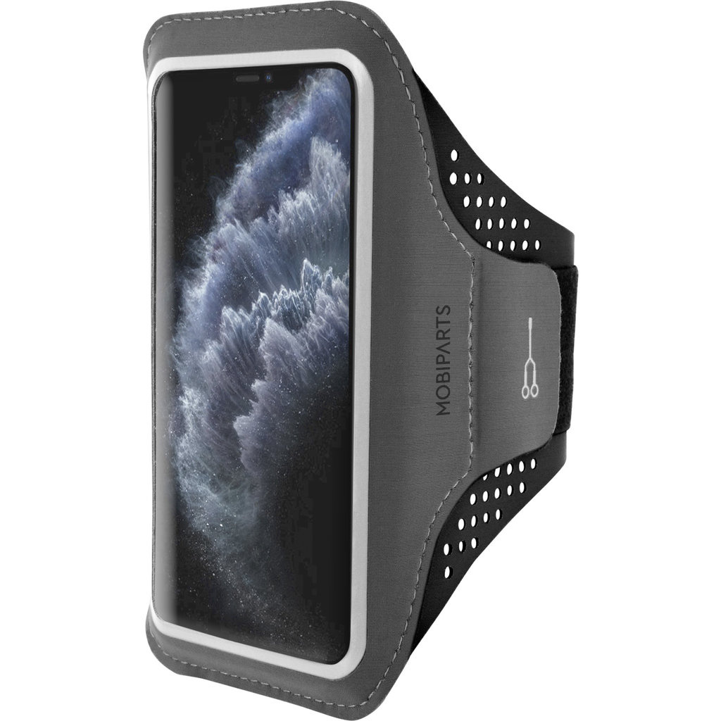 Mobiparts Mobiparts Comfort Fit Sport Armband voor Apple iPhone 11 Pro - Zwart