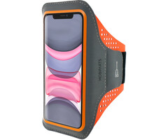 Mobiparts Mobiparts Comfort Fit Sport Armband voor iPhone 11 - Neon Oranje