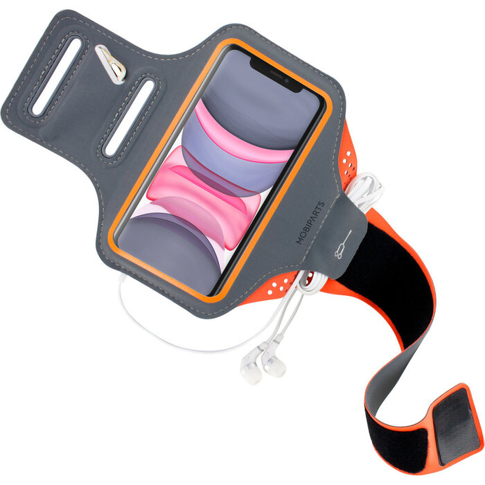 Mobiparts Mobiparts Comfort Fit Sport Armband Apple iPhone 11 Neon Orange