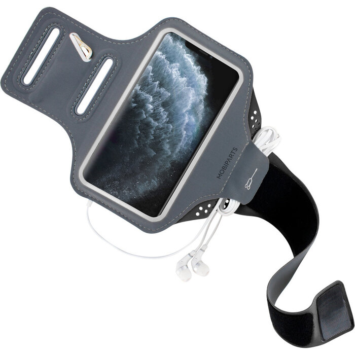 Mobiparts Mobiparts Comfort Fit Sport Armband voor iPhone 11 Pro Max - Zwart