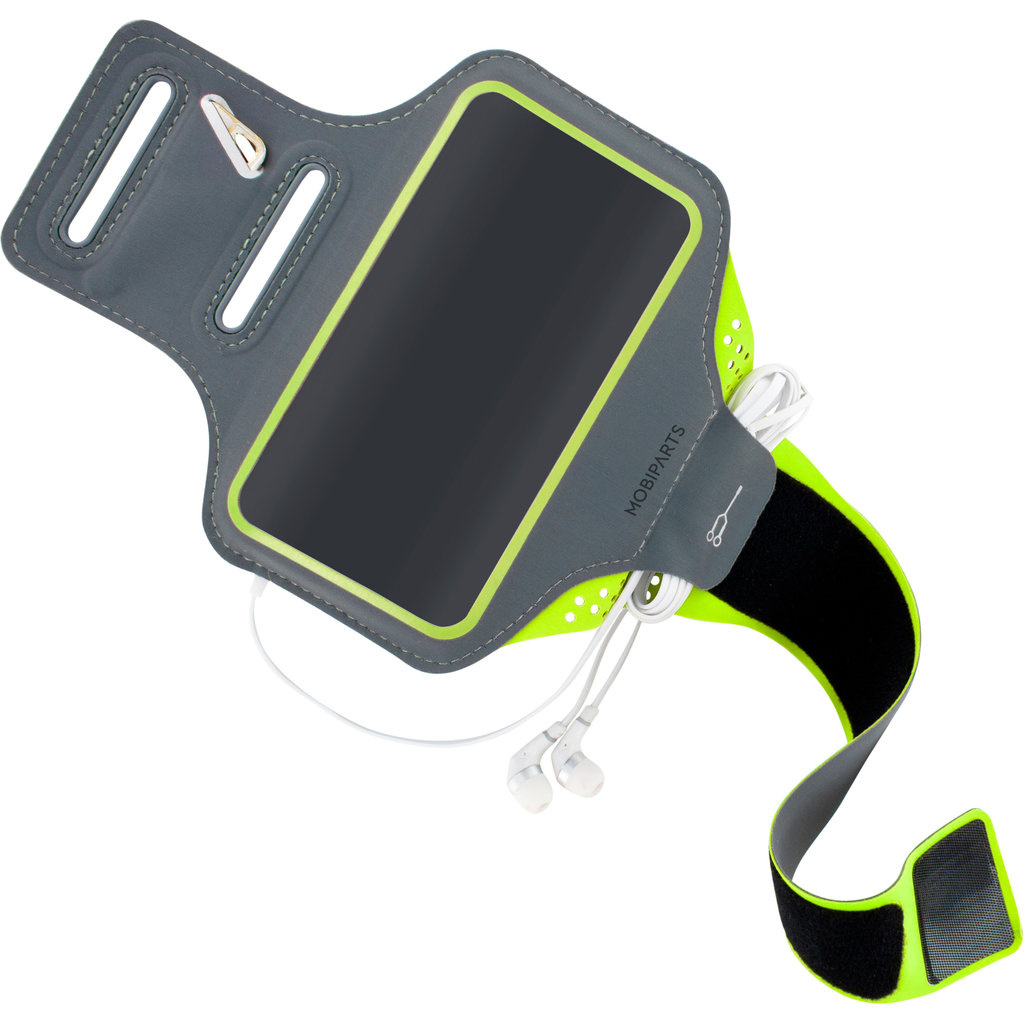 Mobiparts Mobiparts Comfort Fit Sport Armband voor Samsung Galaxy S20 - Neon Groen
