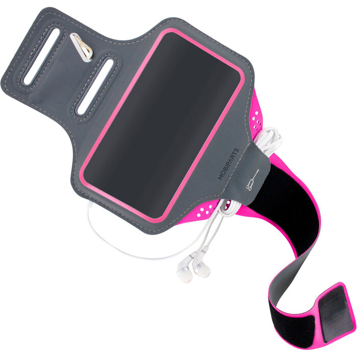 Mobiparts Mobiparts Comfort Fit Sport Armband voor Samsung Galaxy S20 Plus - Neon Roze