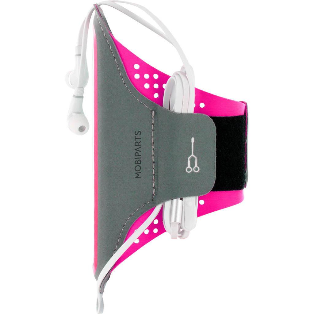 Mobiparts Mobiparts Comfort Fit Sport Armband voor Samsung Galaxy S20 Plus - Neon Roze