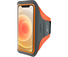 Mobiparts Mobiparts Comfort Fit Sport Armband iPhone 12 Mini - Neon Oranje