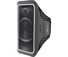 Mobiparts Mobiparts Comfort Fit Sport Armband voor Apple iPhone 12 Pro Max - Zwart