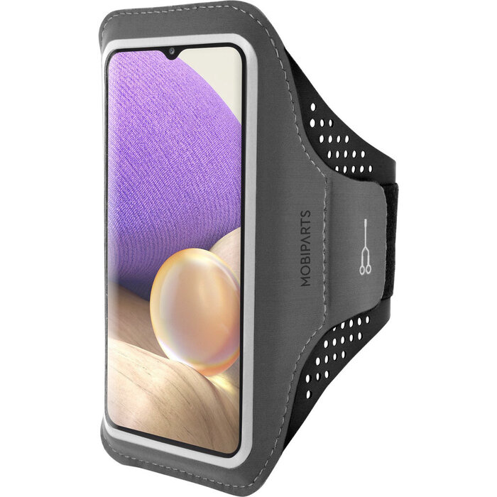 Mobiparts Mobiparts Comfort Fit Sport Armband voor Samsung Galaxy A32 5G - Zwart
