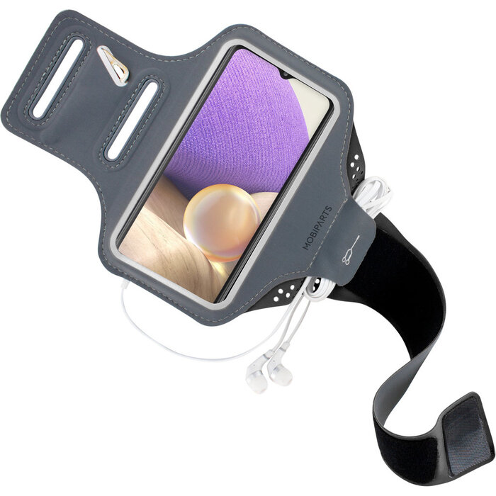 Mobiparts Mobiparts Comfort Fit Sport Armband voor Samsung Galaxy A32 5G - Zwart