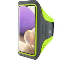 Mobiparts Mobiparts Comfort Fit Sport Armband Samsung Galaxy A32(2021)  5G Neon Green
