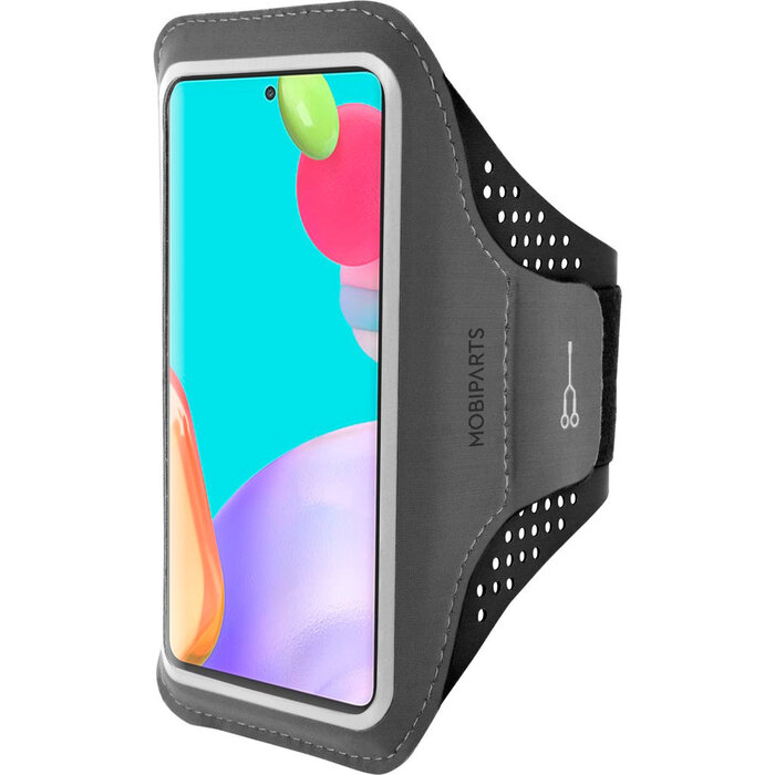 Mobiparts Mobiparts Comfort Fit Sportarmband voor Samsung Galaxy A52 / A52s - Zwart