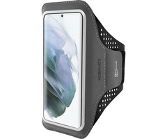 Mobiparts Mobiparts Comfort Fit Sport Armband voor Samsung Galaxy S21 - Zwart