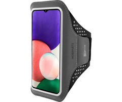 Mobiparts Mobiparts Comfort Fit Sport Armband voor Samsung Galaxy A22 5G - Zwart