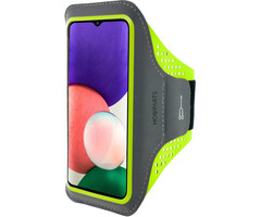 Mobiparts Mobiparts Comfort Fit Sport Armband voor Samsung Galaxy A22 5G - Neon Groen
