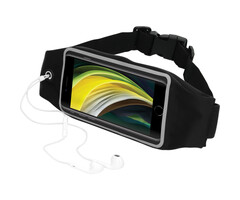 Mobiparts Mobiparts Comfort Fit Sportarmband iPhone 7/8/SE (2020/2022) - Zwart
