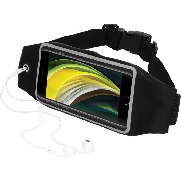 Mobiparts Mobiparts Comfort Fit Sportarmband iPhone 7/8/SE (2020/2022) - Zwart