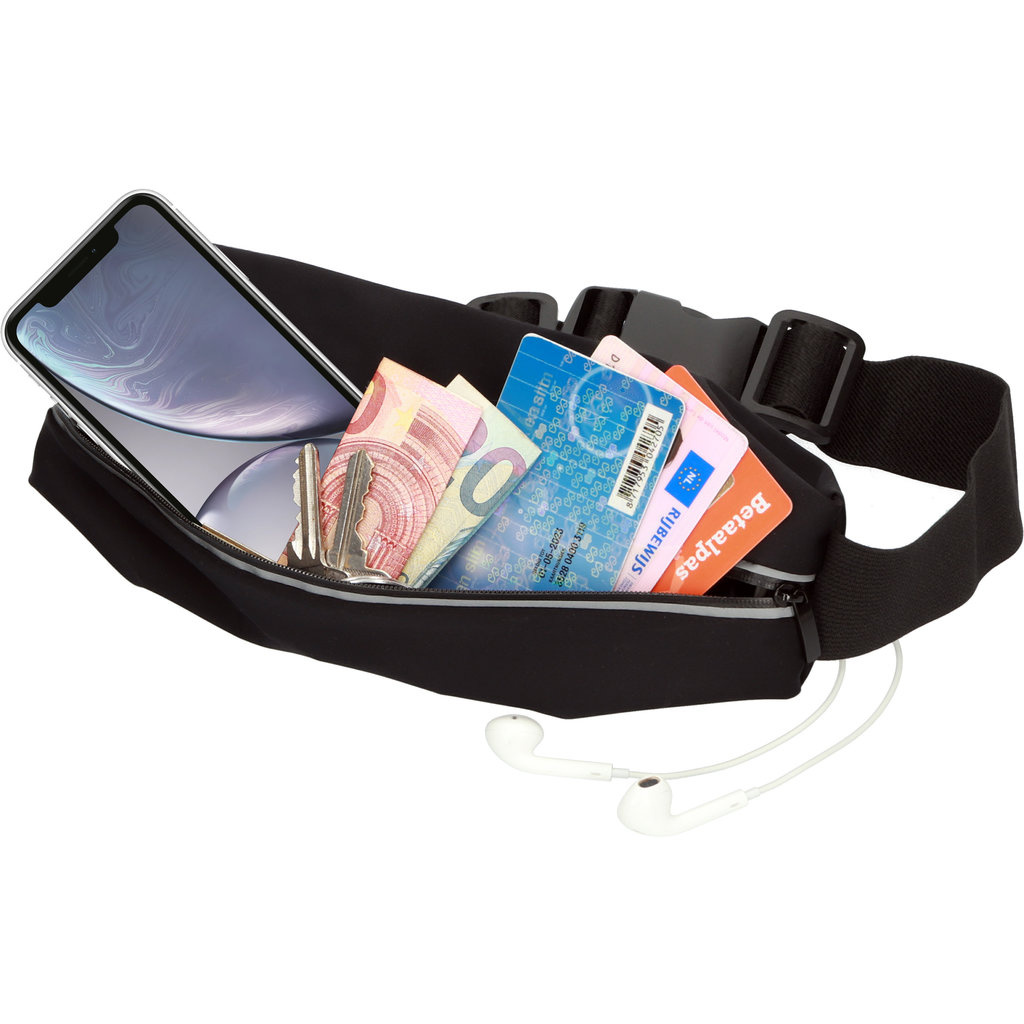 Mobiparts Mobiparts Comfort Fit Sportarmband voor iPhone XR - Zwart