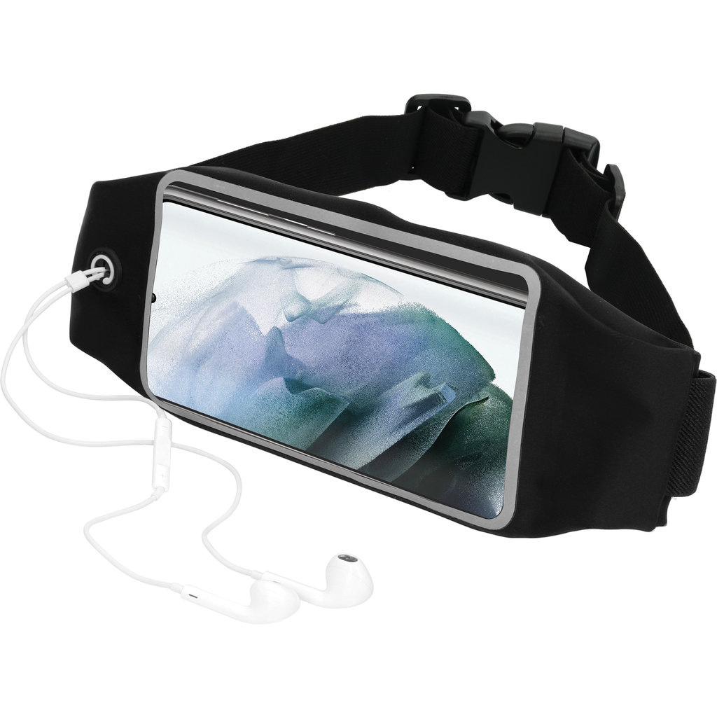 Mobiparts Mobiparts Comfort Fit Sport Belt voor Samsung Galaxy S21 - Zwart