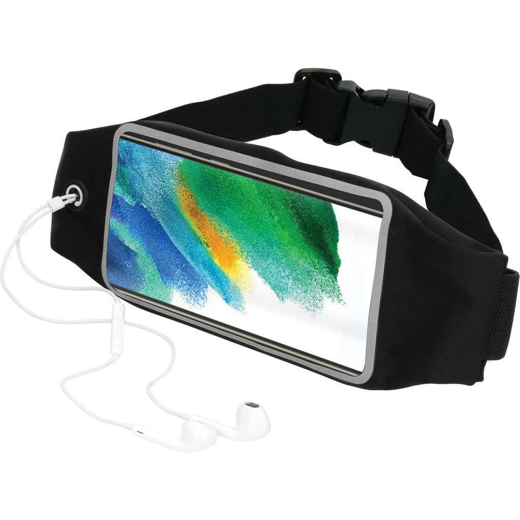 Mobiparts Mobiparts Comfort Fit Sportband voor Samsung Galaxy S21 FE - Zwart