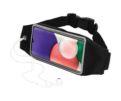 Mobiparts Mobiparts Comfort Fit Sportband voor Samsung Galaxy A22 - Zwart