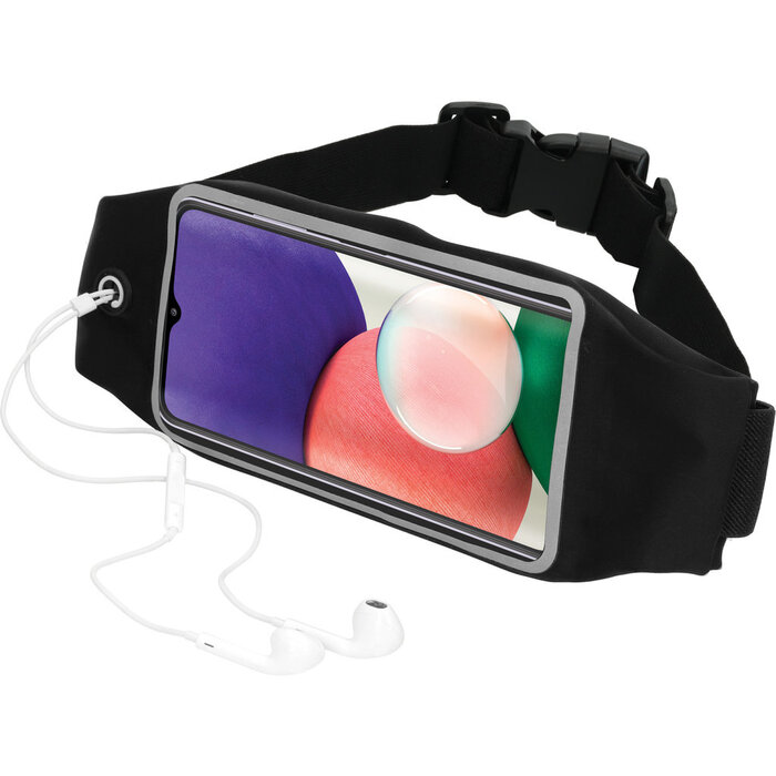 Mobiparts Mobiparts Comfort Fit Sportband voor Samsung Galaxy A22 - Zwart