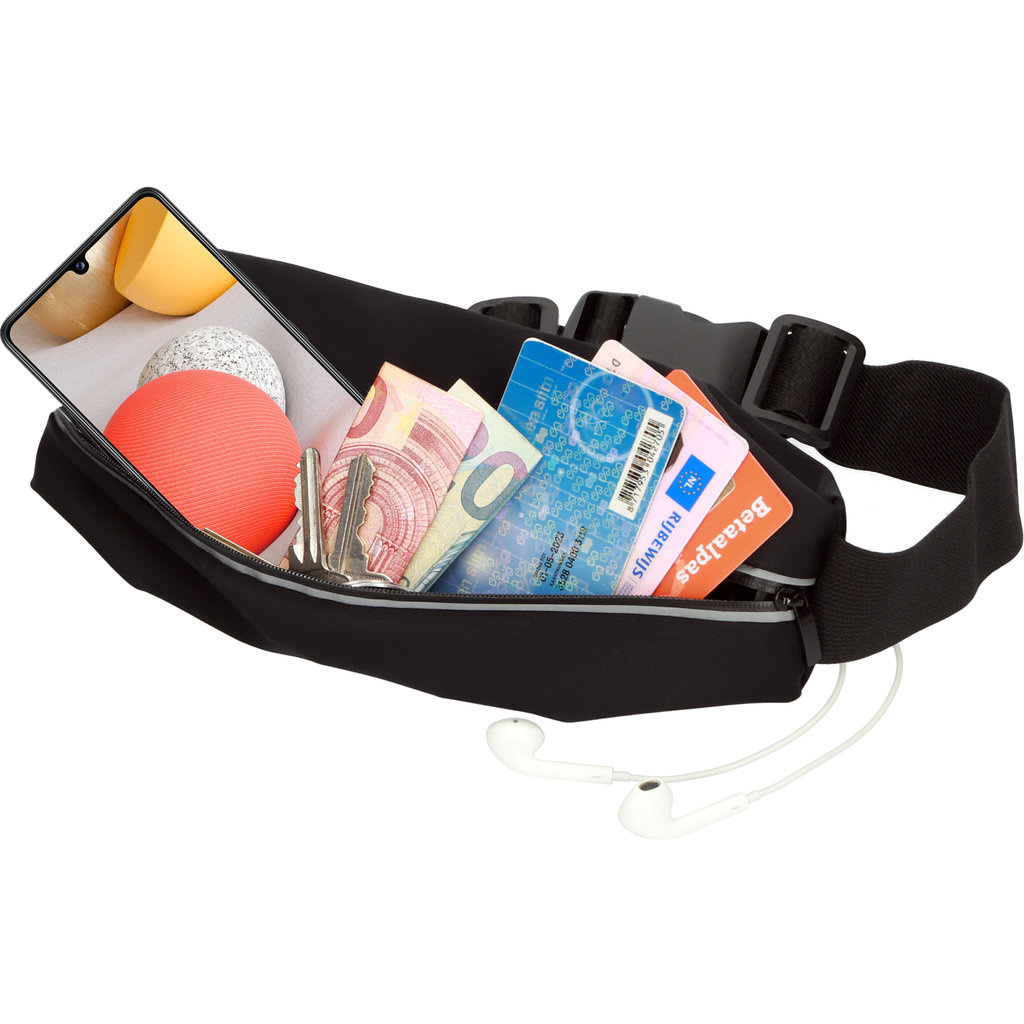 Mobiparts Mobiparts Comfort Fit Sportband voor Samsung Galaxy A42 - Zwart