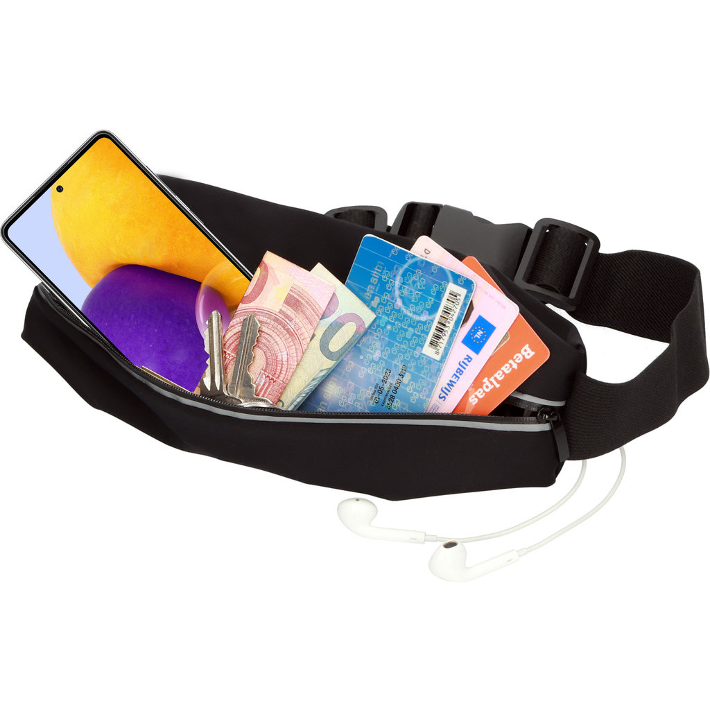 Mobiparts Mobiparts Comfort Fit Sportband voor Samsung Galaxy A72 - Zwart