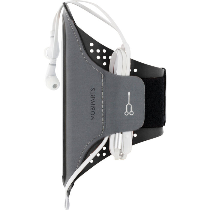 Mobiparts Mobiparts Comfort Fit Sport Armband voor Apple iPhone 13 Mini - Zwart