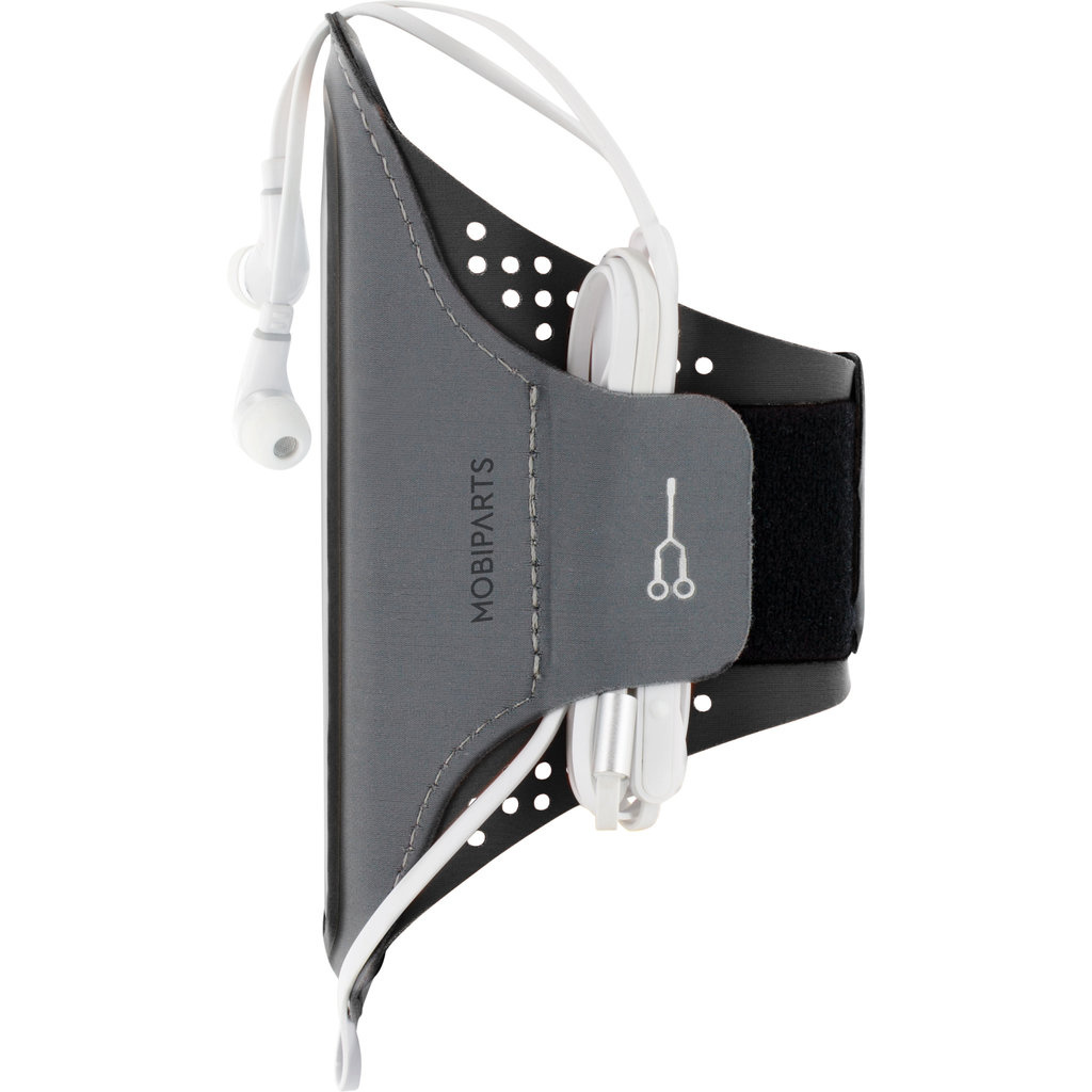 Mobiparts Mobiparts Comfort Fit Sport Armband voor Apple iPhone 13 Mini - Zwart