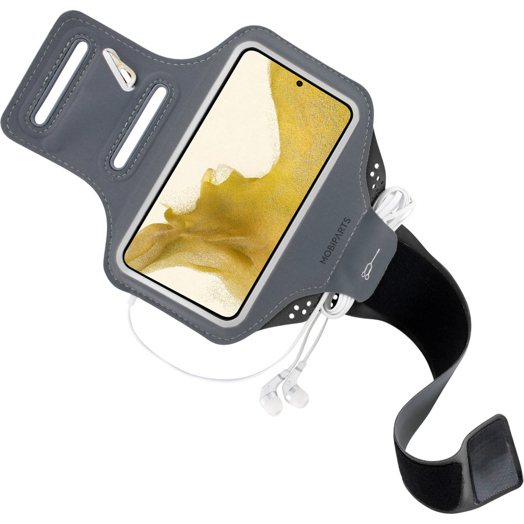 Mobiparts Mobiparts Comfort Fit Sport Armband voor Samsung Galaxy S22 Plus - Zwart