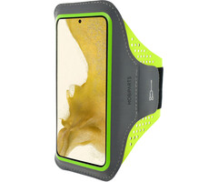 Mobiparts Mobiparts Comfort Fit Sport Armband voor Samsung Galaxy S22 Plus - Neon Groen