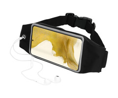 Mobiparts Mobiparts Comfort Fit Sportband voor Samsung Galaxy S22 Plus - Zwart