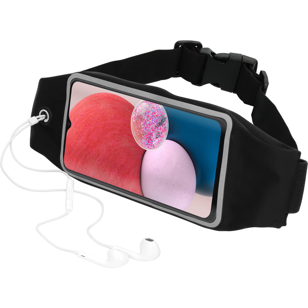 Mobiparts Mobiparts Comfort Fit Sportband voor Samsung Galaxy A13 - Zwart